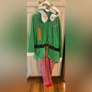 Green and Red Elf Costume NWOT 2xl